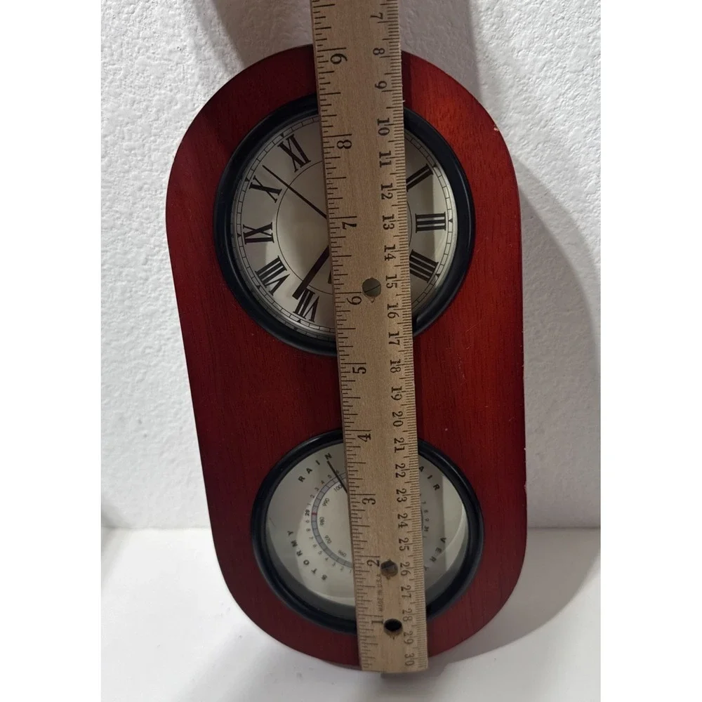 Drug Rep Pharmaceutical Promo PREMARIN Weather Station 60 Year Clock Barometer